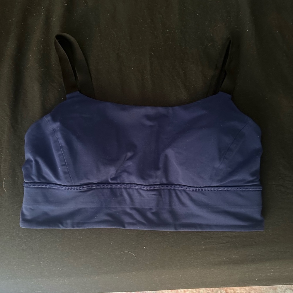 lululemon athletica Navy Blue Bralette with Black Straps